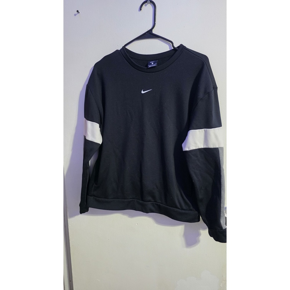 Nike Size Sz S MSRP $90 Unisex Sportswear Logo Crew Neck Side Pockets Sweatshirt